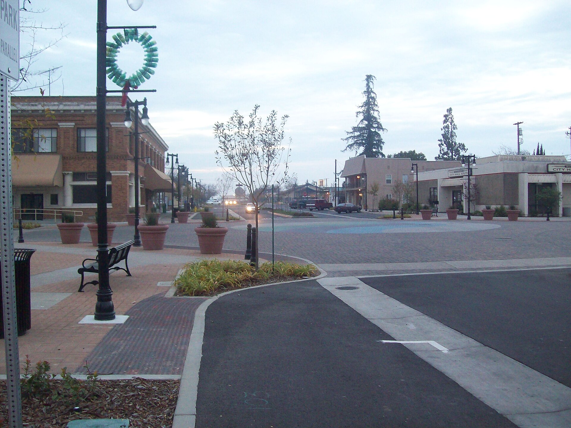 Downtown Riverbank, California